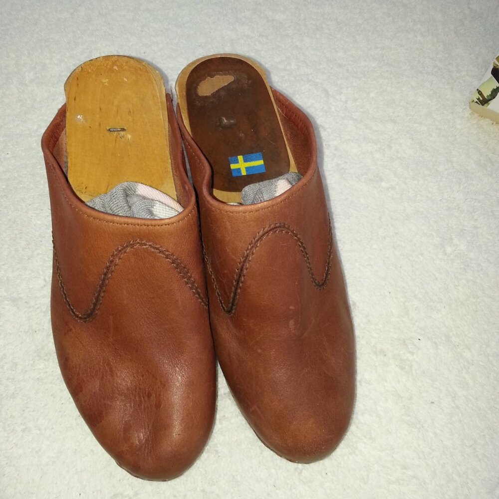 Vintage Swedish MIA Women's Clogs 1980s - Picture 7 of 14